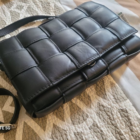 Simons Handbags - NWT Woven Leather Crossbody Bag